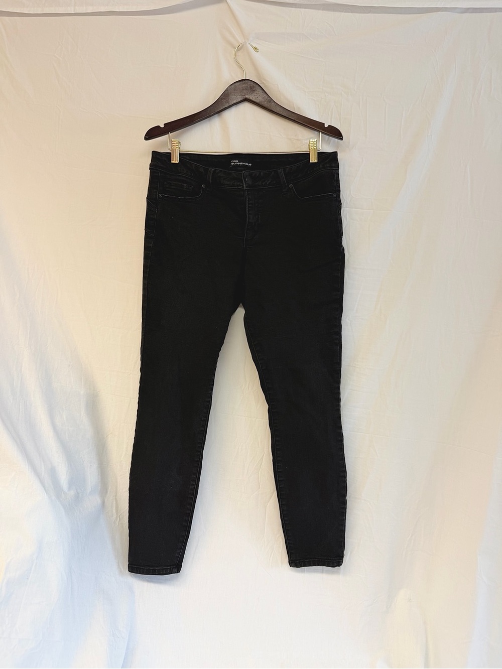 Women's Black Skinny Jeans with Stretch - Miss Poured In Blue